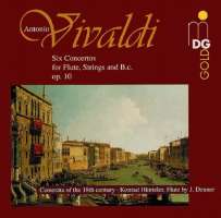 VIVALDI Antonio: Six concertos for Flute, Strings and b.c. op. 1